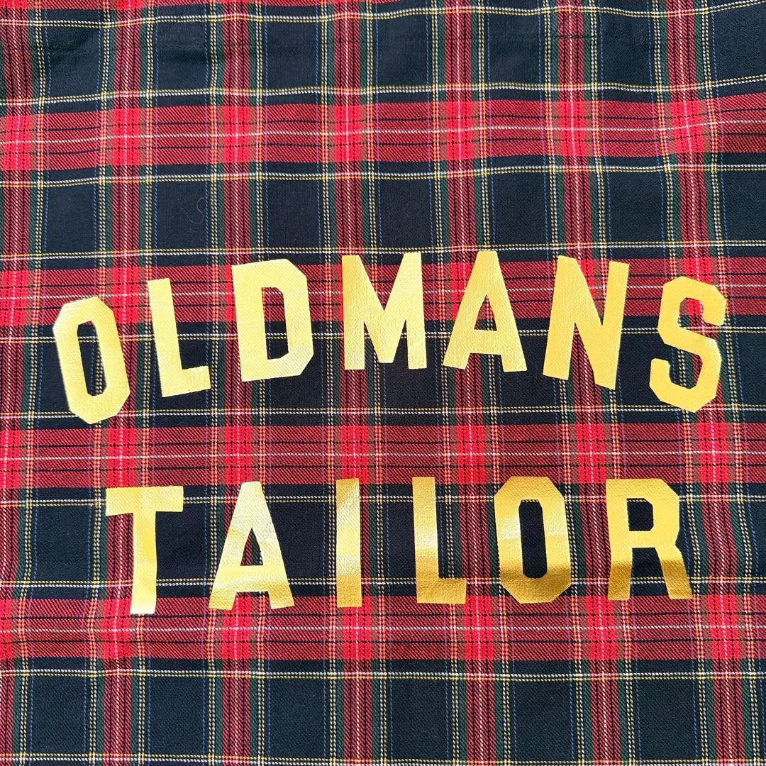 オールドマンズ テーラー トートバッグ タータンチェック ネイビー 未使用級