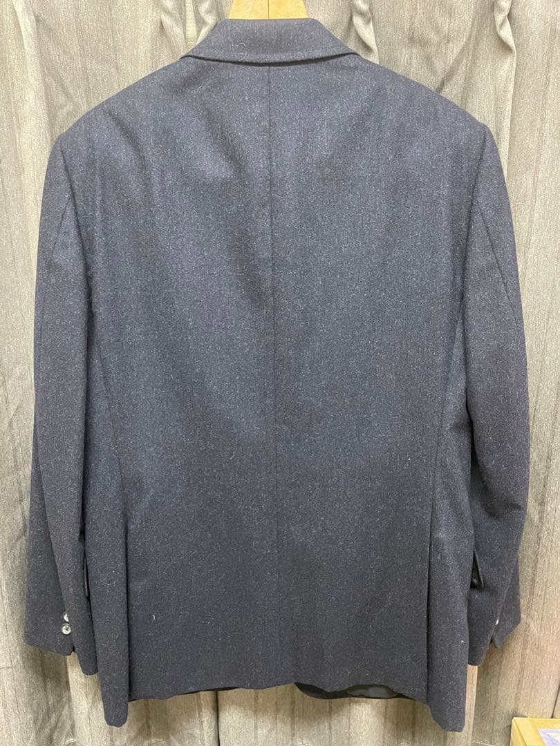 美品 DUNHILL ウールテーラードジャケット 3つボタン ネイビー ダンヒル