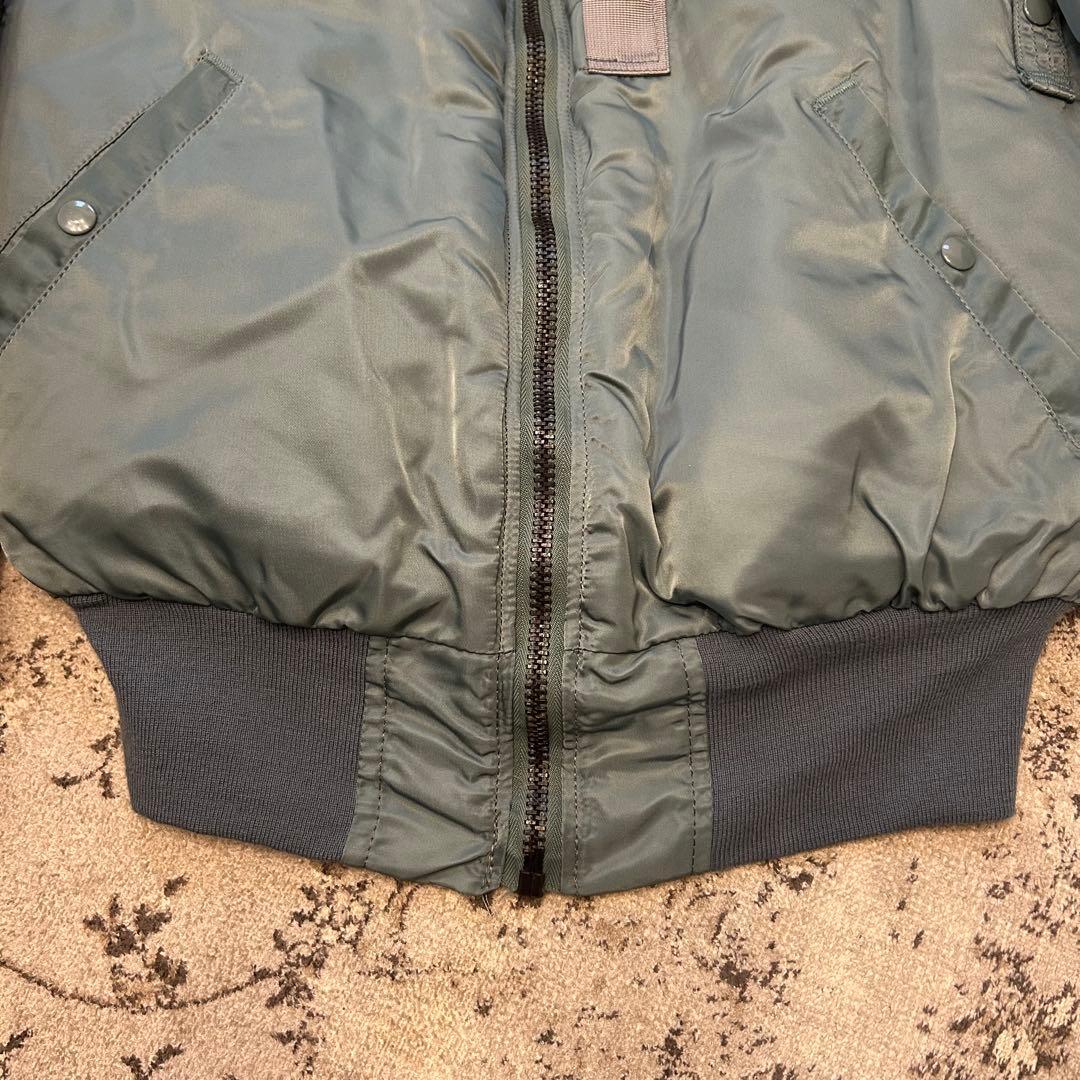 90s USA製 アルファ B-15D フライトジャケット 50s 復刻　L