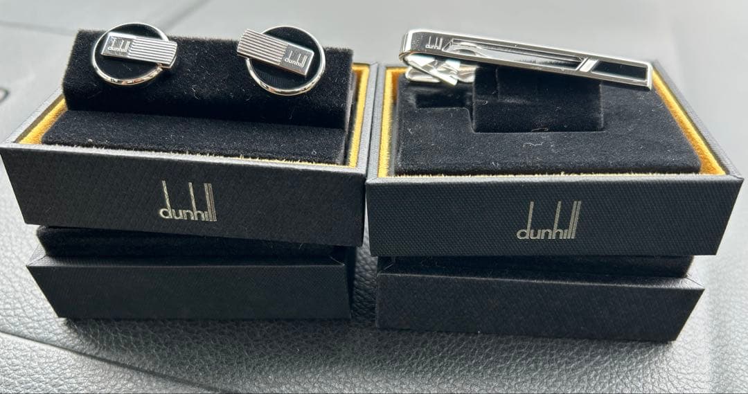 dunhill ネクタイピンとカフスセット