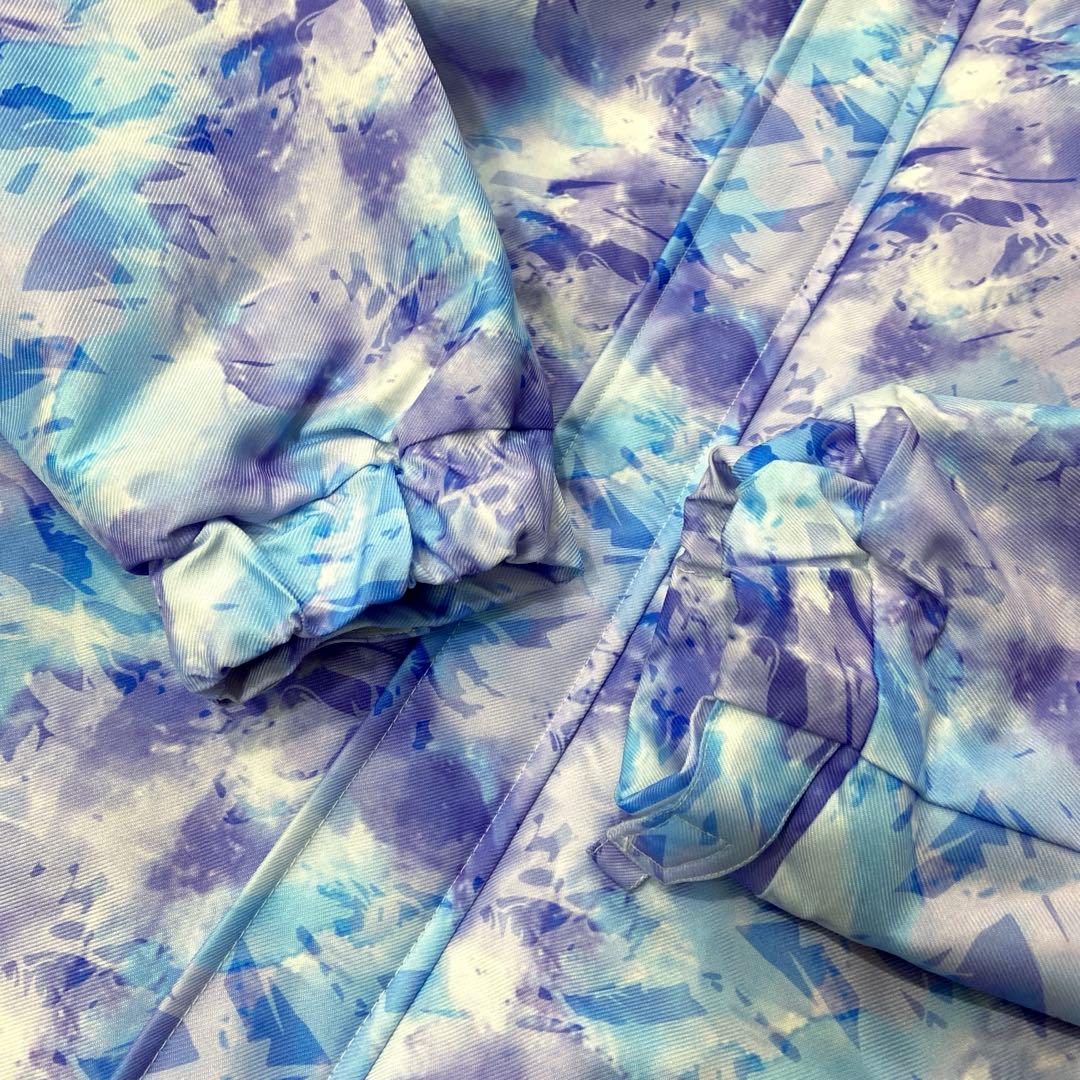 Girls160cmスキーウェア上下　パープル×ネイビー