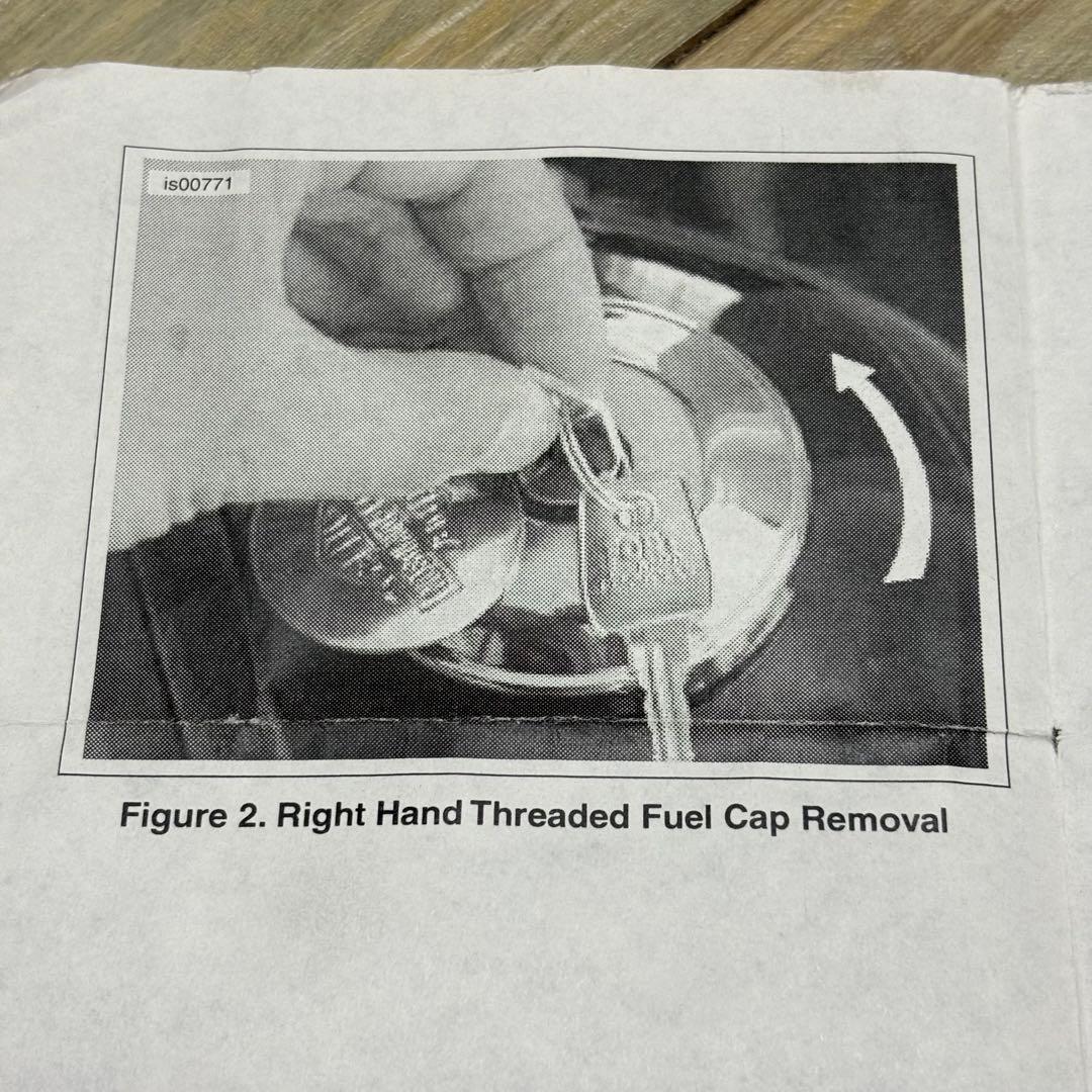 【ハーレーダビッドソン】美品 鍵付き ロゴ入り ガソリンキャップ 未使用 正規品