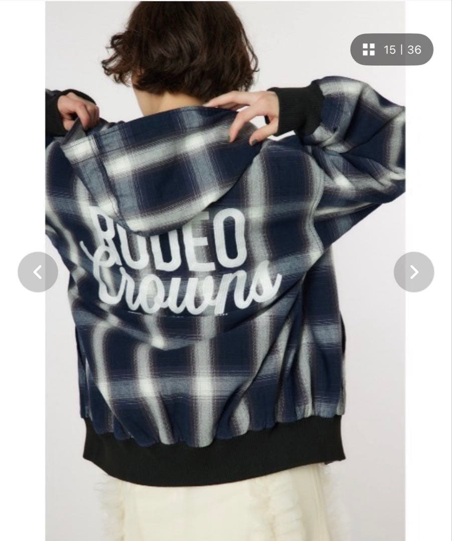 [新品]RODEO CROWNS WIDE BOWL ワークフーディーブルゾン