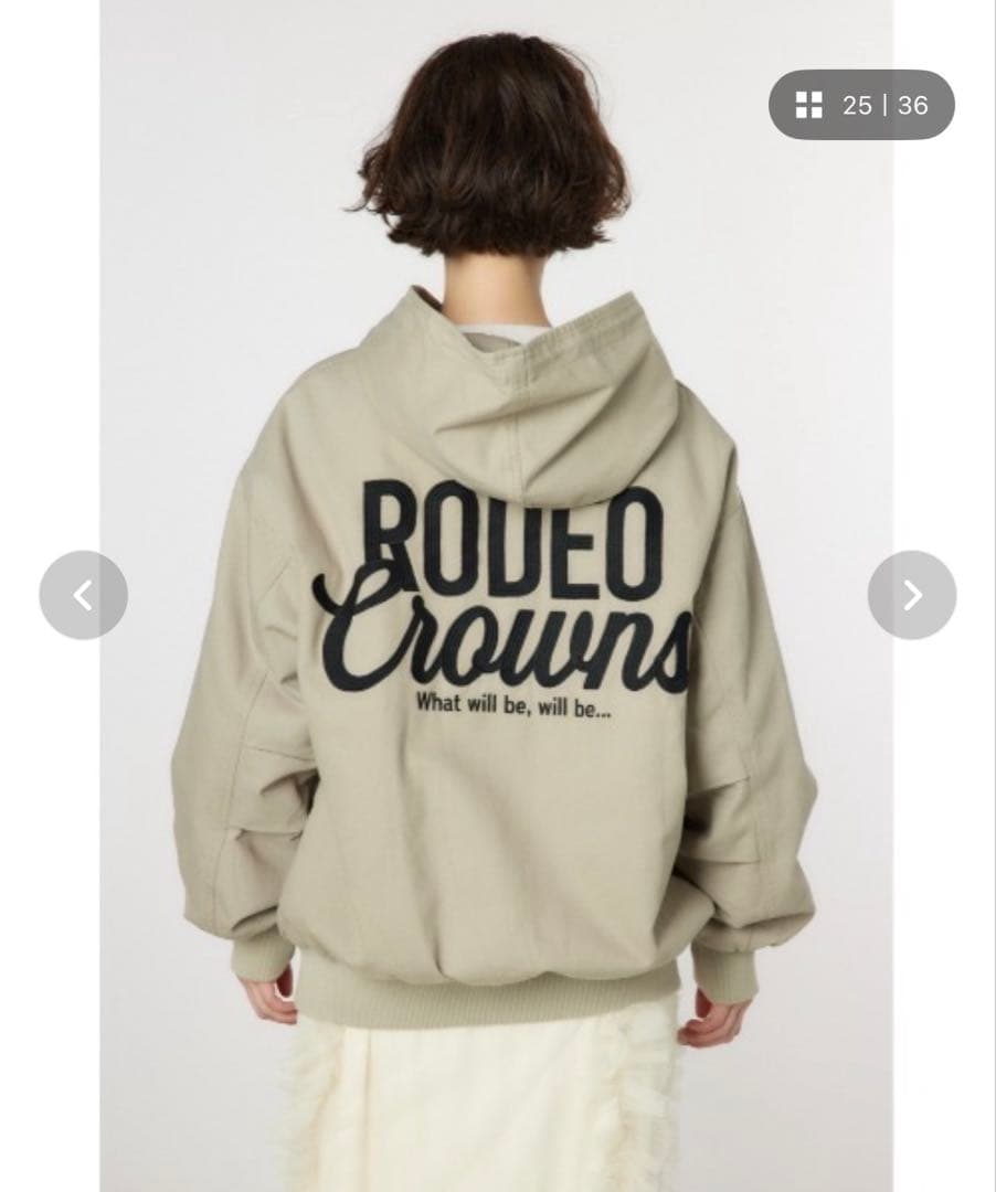 [新品]RODEO CROWNS WIDE BOWL ワークフーディーブルゾン