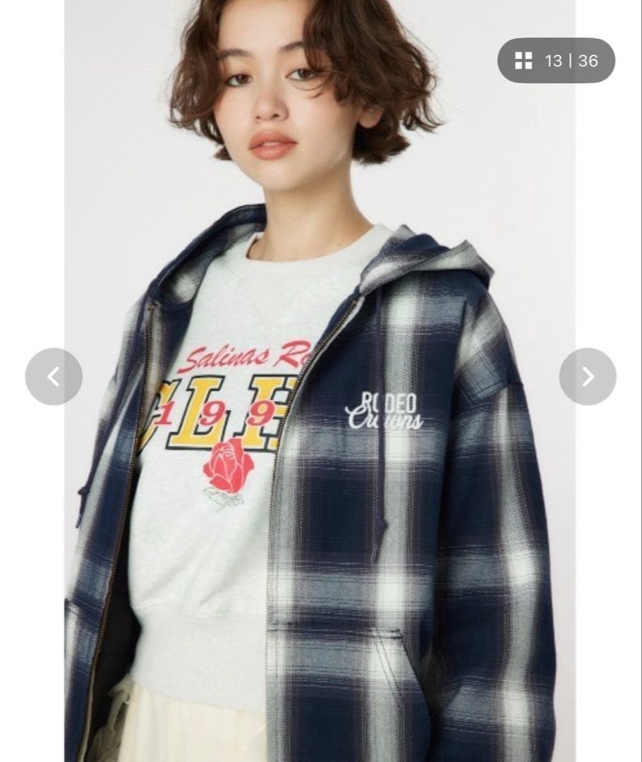 [新品]RODEO CROWNS WIDE BOWL ワークフーディーブルゾン