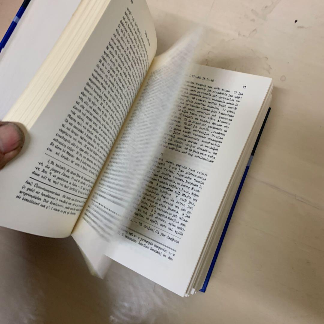 『Die Gotische Bibel (ゴート語聖書)』第1巻　洋書