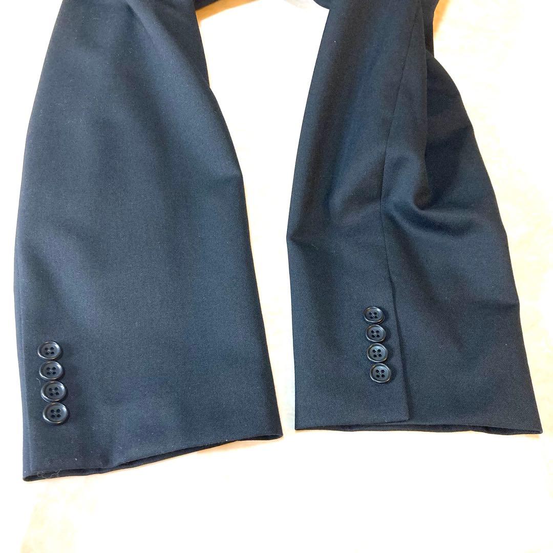 美品 アオキ レミュー セットアップ 黒　スカートスーツ　上５L下6L洗える