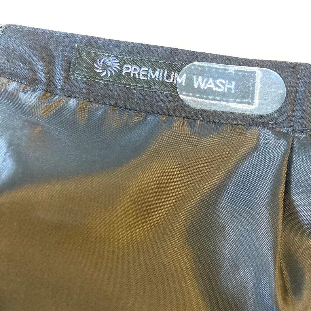 美品 アオキ レミュー セットアップ 黒　スカートスーツ　上５L下6L洗える