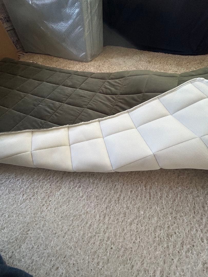 エアウィーブ　四季布団　敷布団 《シングル》カバー限定色オリーブ・グリーン