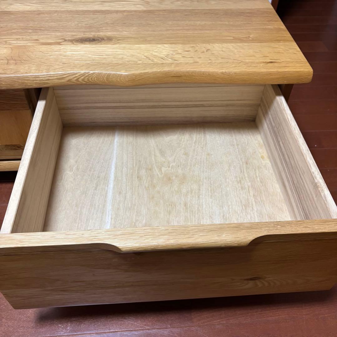 起立木工 天然木 無垢材 テレビボード テレビ台 111cm