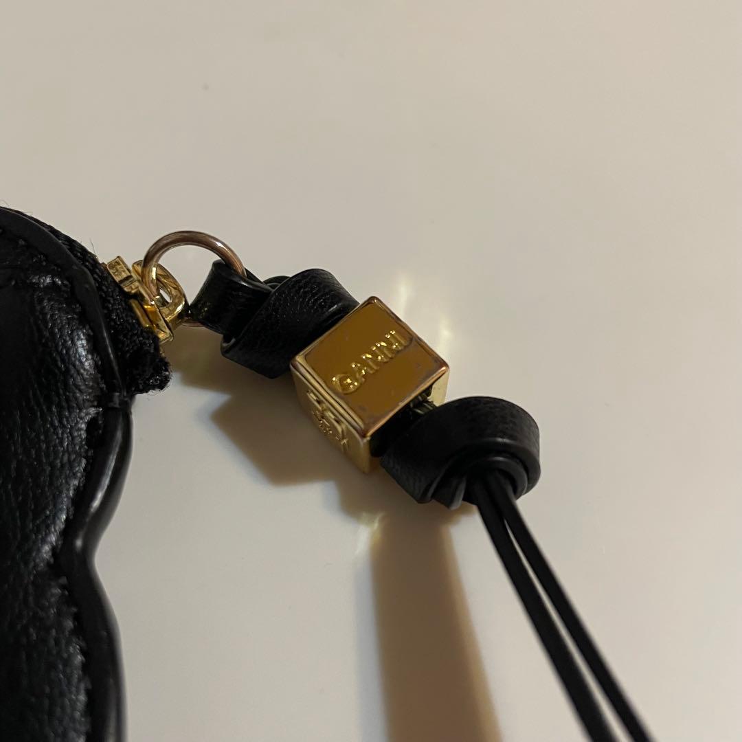 ＊GANNI Bou Compact Zipped Wallet Sparkle