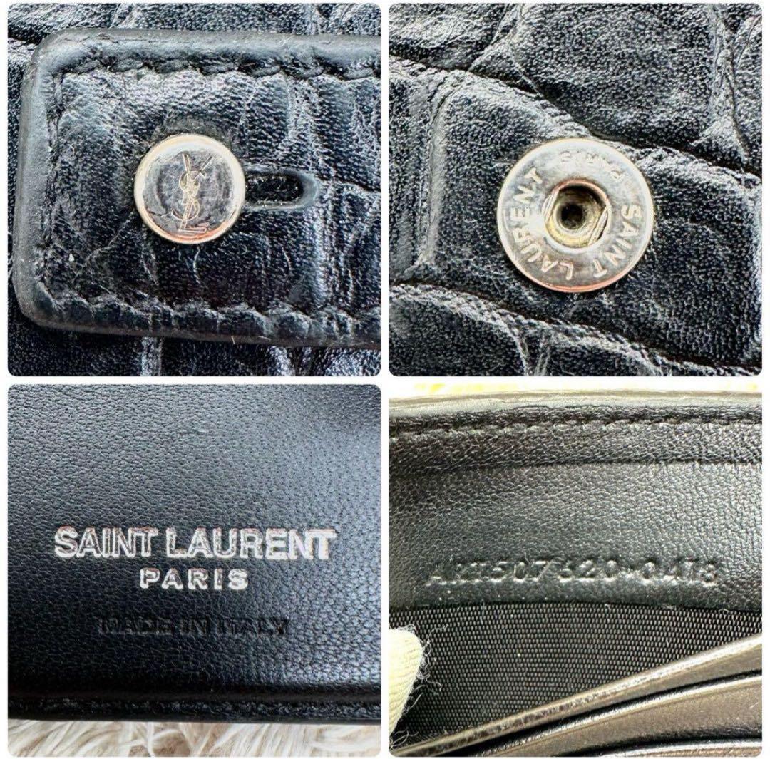 SAINT LAURENT ブラック マネークリップ美品