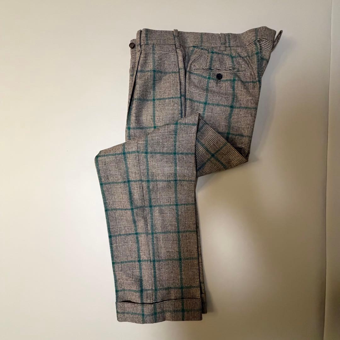 未使用 RING JACKET MEISTER グレンチェック スーツ 46