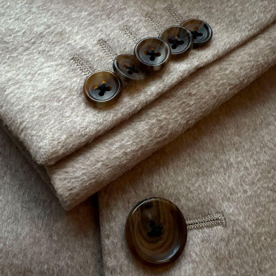 ★高級ウール★ COLOMBO チェスターコート シングル 起毛