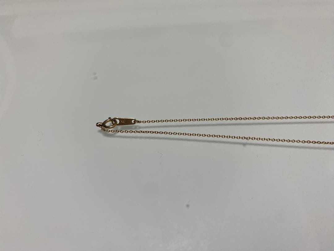 10kイエローゴールドハート ダイヤモンド￼ネックレス