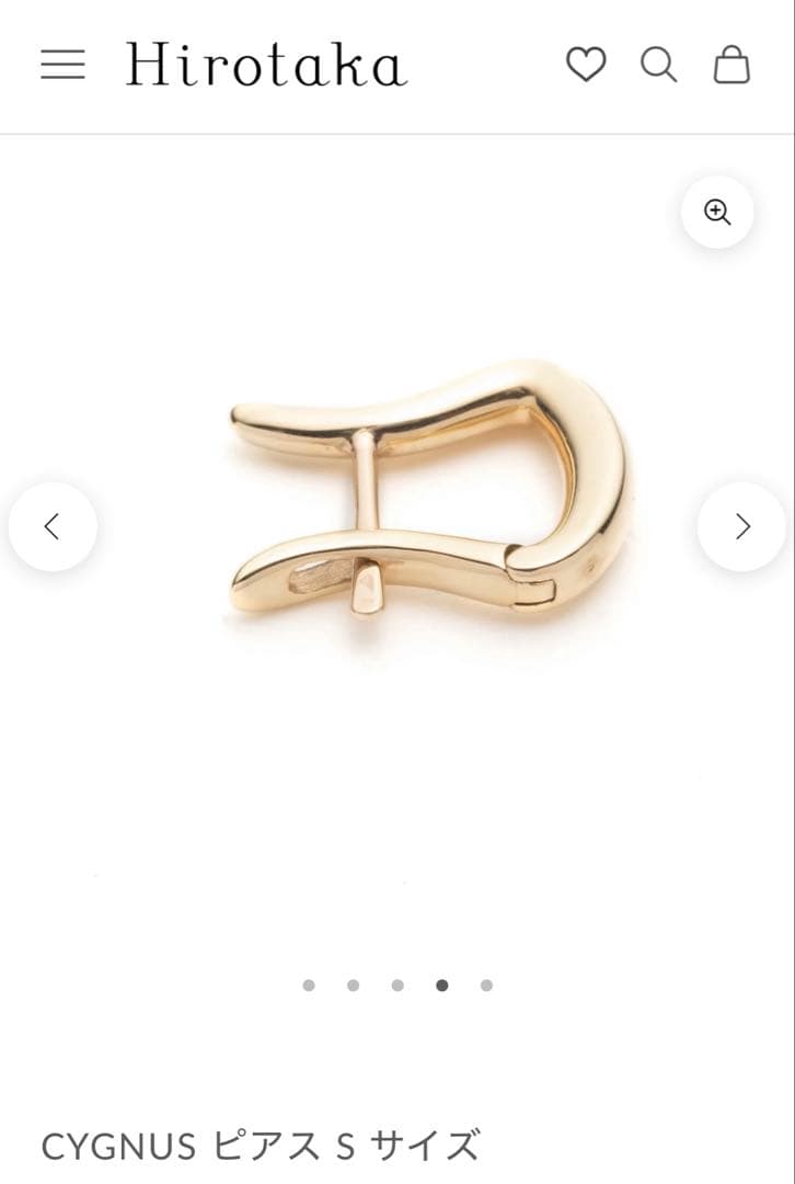 CYGNUS ピアス Sサイズ