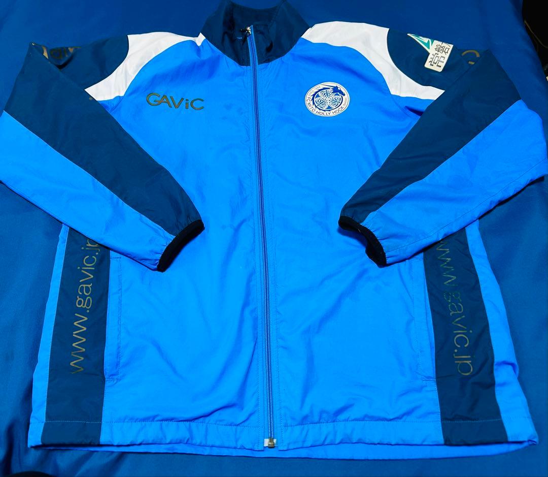 水戸ホーリーホック　選手着用品　フルジッパー ウィンドブレーカー 青