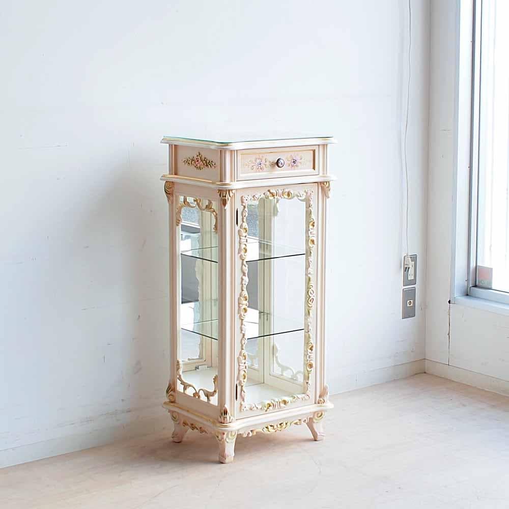 ロココ調 クラシカル ガラスキャビネット B ZR24409