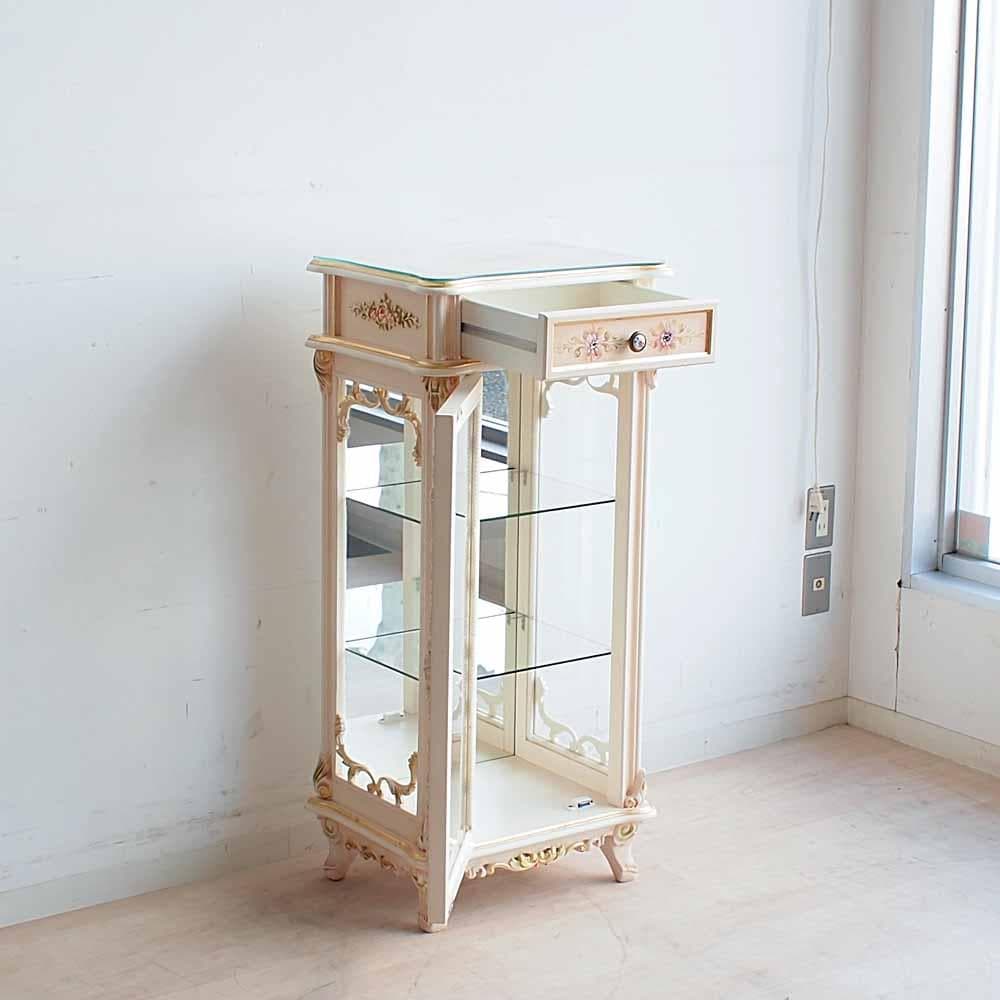 ロココ調 クラシカル ガラスキャビネット B ZR24409