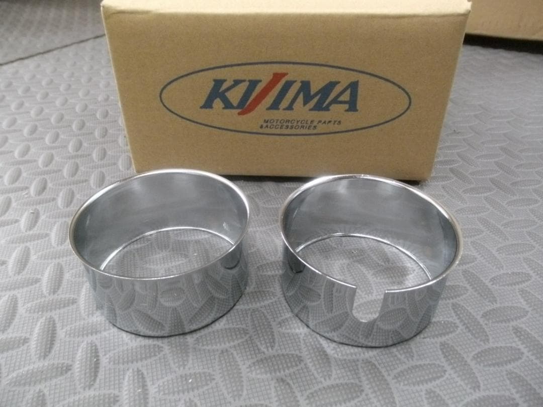 GS400E GS400L RG250 キジマ正規品　メッキメーターカバー　新品