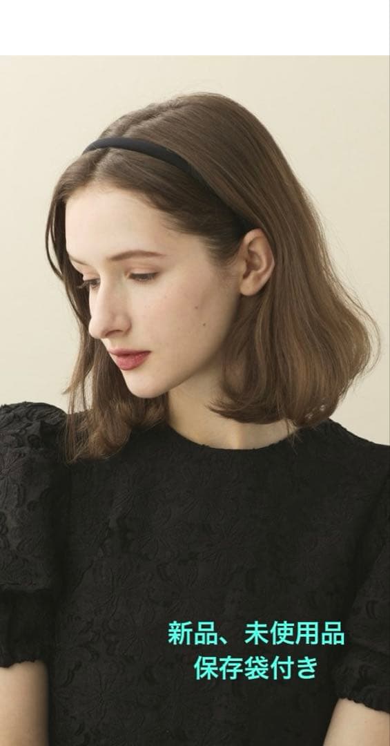 ALEXANDRE DE PARIS カチューシャ　グレー