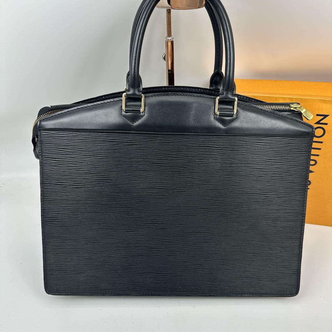 ルイヴィトン　エピレザー　トートバッグ　リヴィエラ　ブラック