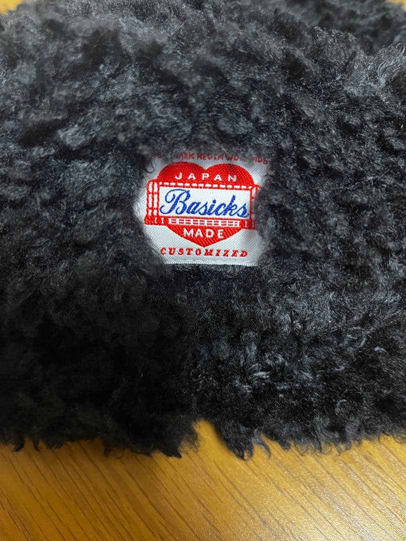 Basicks フリースバケットハット Mサイズ 黒　ベイシックス　ベアーニット