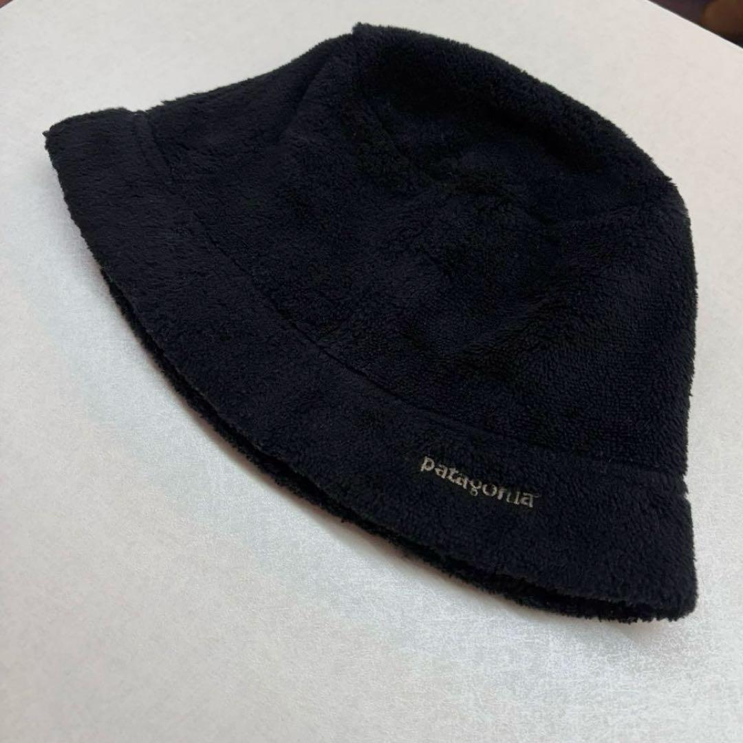 00s patagonia パタゴニア フリース バケット ハット 帽子 黒