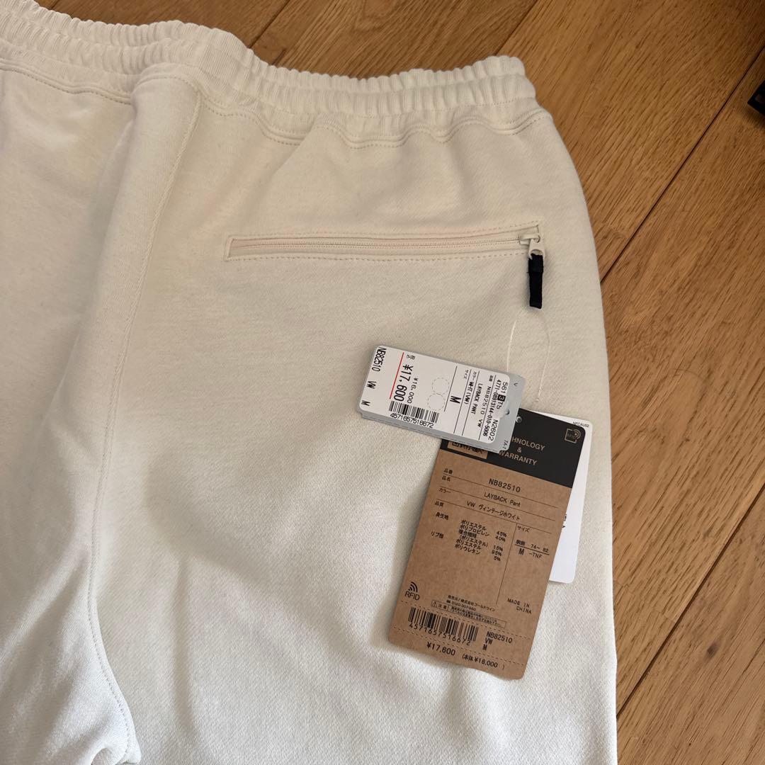 THE NORTH FACE スウェットパンツ ホワイトLAYBACK M