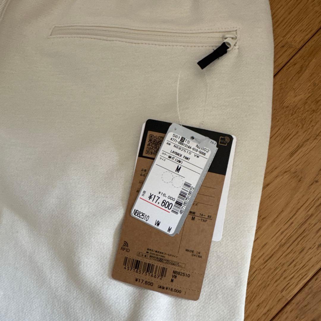 THE NORTH FACE スウェットパンツ ホワイトLAYBACK M
