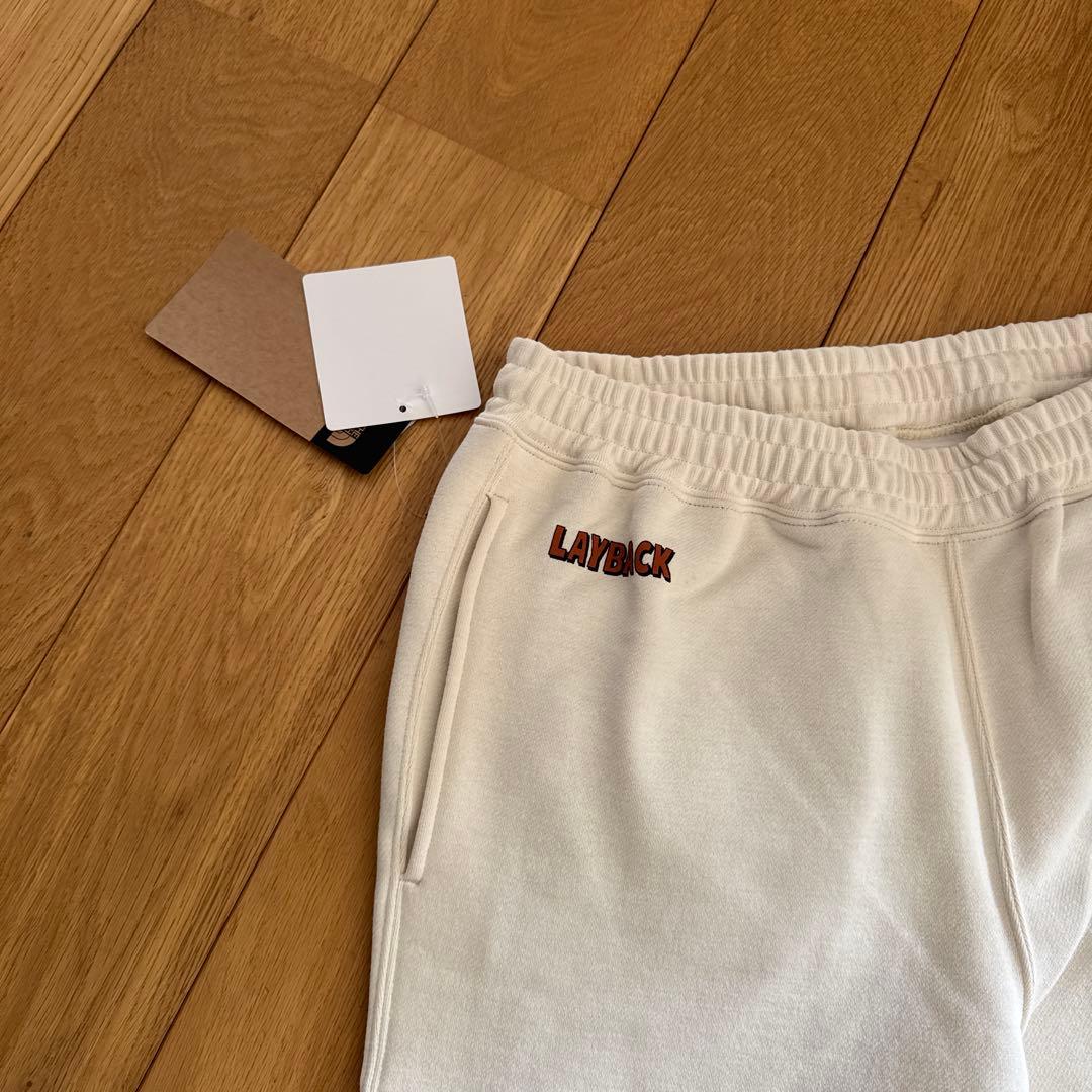 THE NORTH FACE スウェットパンツ ホワイトLAYBACK M