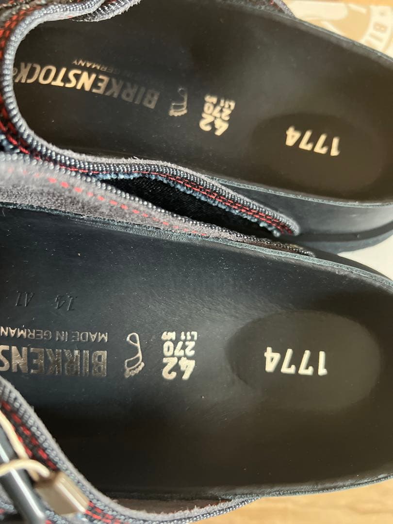 新品ビルケンシュトック 1774 アリゾナ Denim サンダル42 27cm