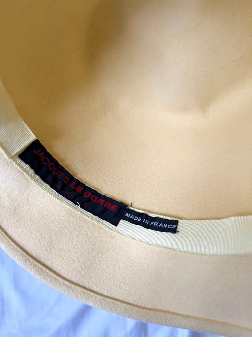 JACQUES LE CORRE ウールハット　デカい安全ピン付き