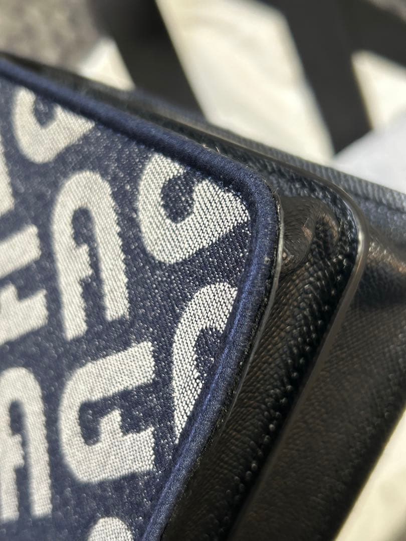 FURLA ショルダーバック　デニム　ネイビー　フルラ　ベラ