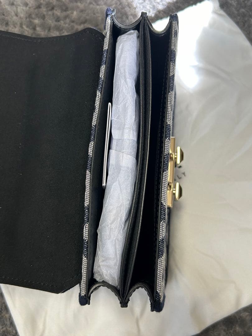 FURLA ショルダーバック　デニム　ネイビー　フルラ　ベラ