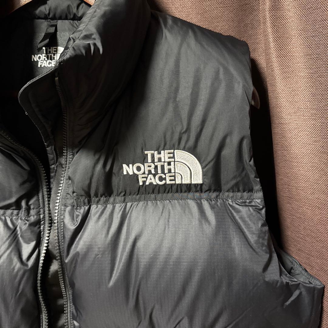 正規品 美品 THE NORTH FACE ブラック ダウンベスト ヌプシ