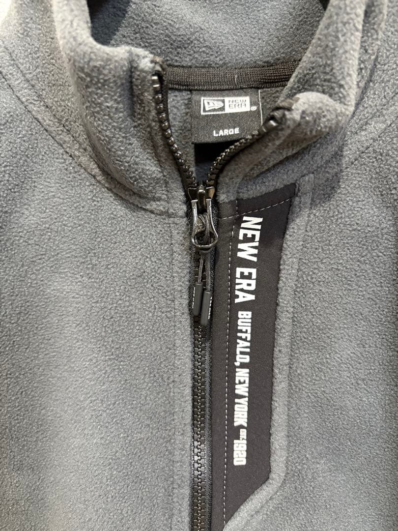 NEW ERA GOIF GFフリースFフルジップジャケット グレー