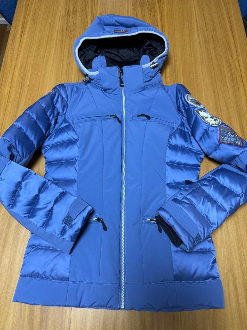 NAPAPIJRI レディース Mブルー ナパピリ SKI ダウン スノーウェア