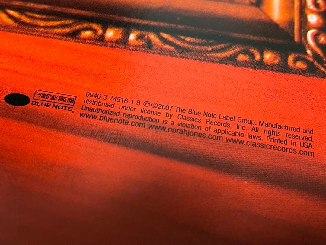 US盤 LP Norah Jones not too late アナログ盤