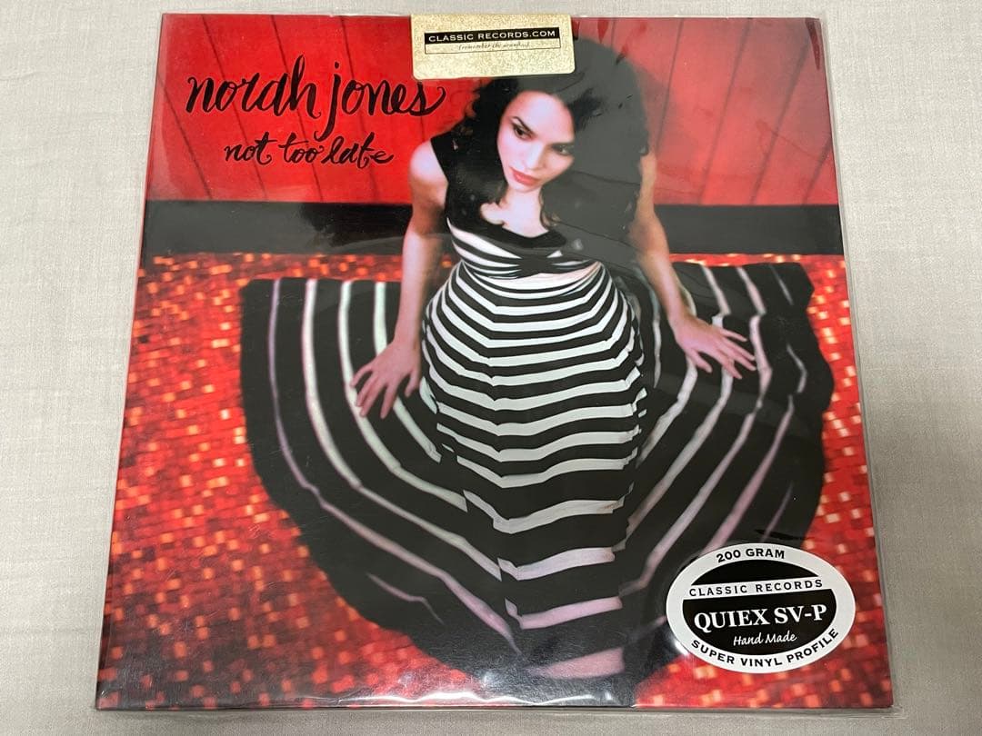 US盤 LP Norah Jones not too late アナログ盤