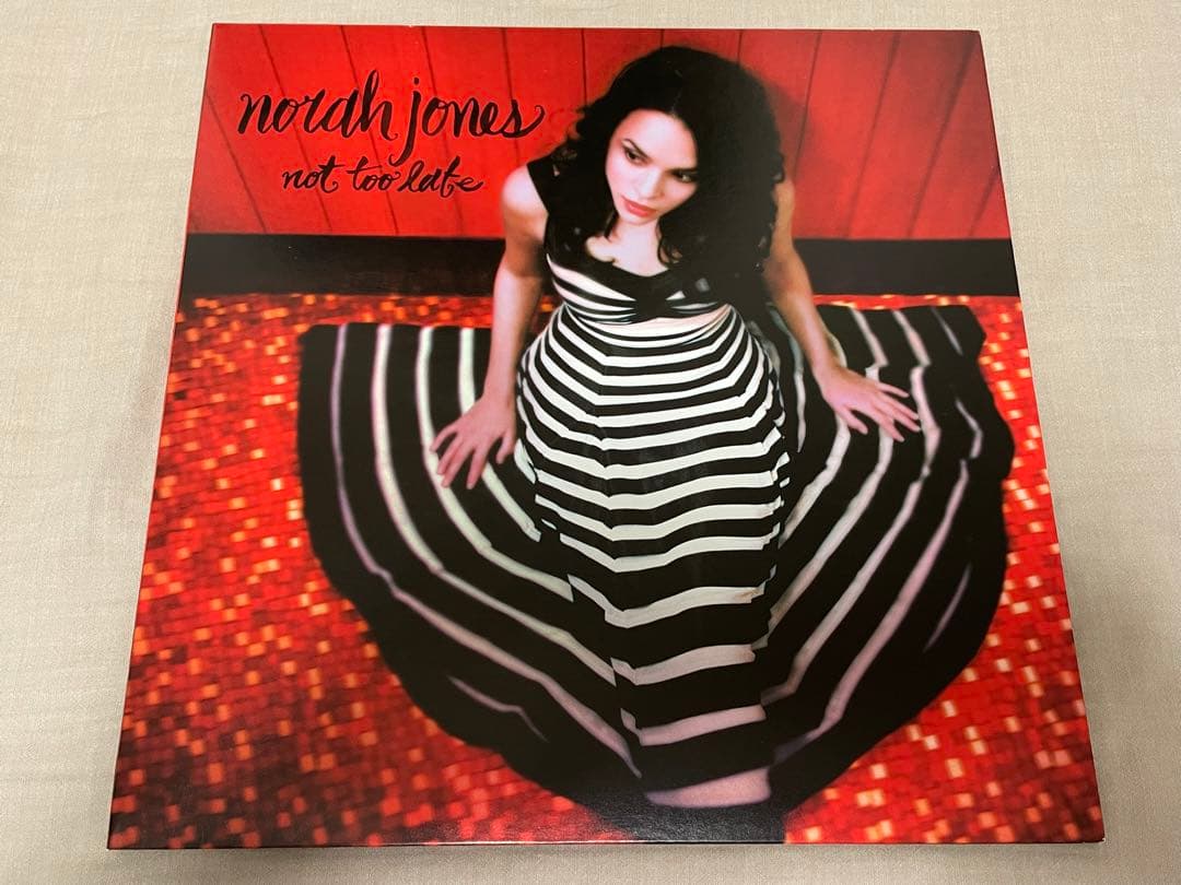 US盤 LP Norah Jones not too late アナログ盤