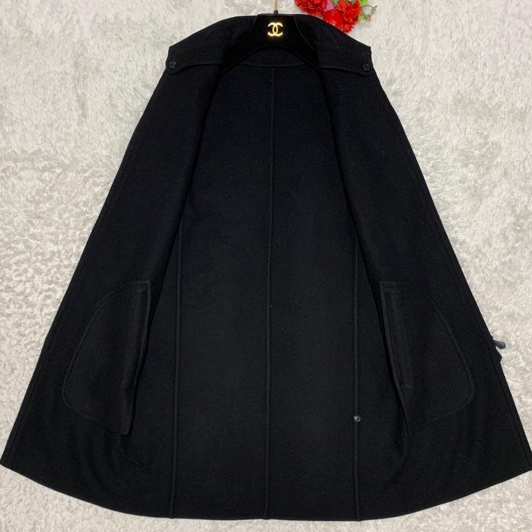 ［美品］エルメス　マルジェラ期　カシミヤ　ダブルフェイス　ロングコート　36