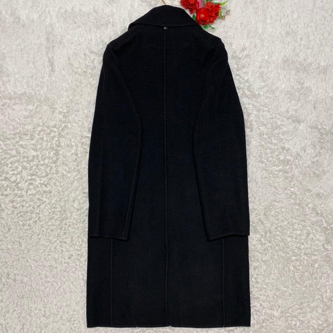 ［美品］エルメス　マルジェラ期　カシミヤ　ダブルフェイス　ロングコート　36