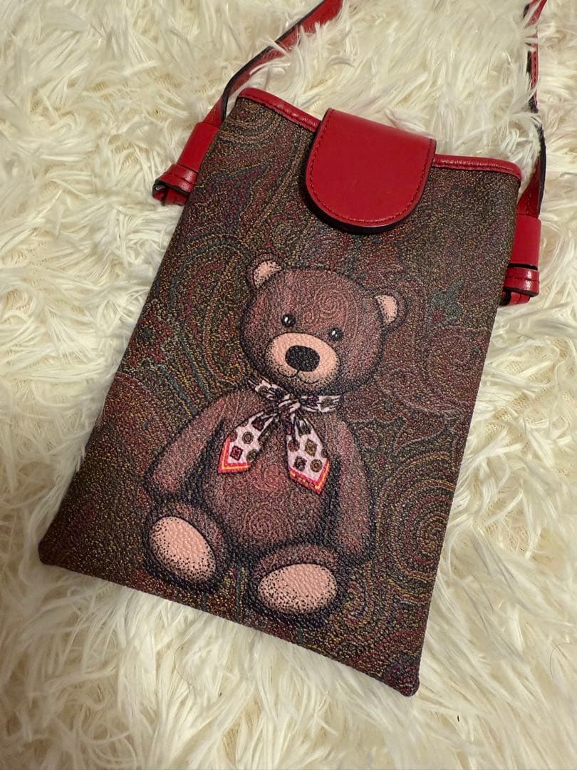 ETRO ベア スマホショルダーバッグ