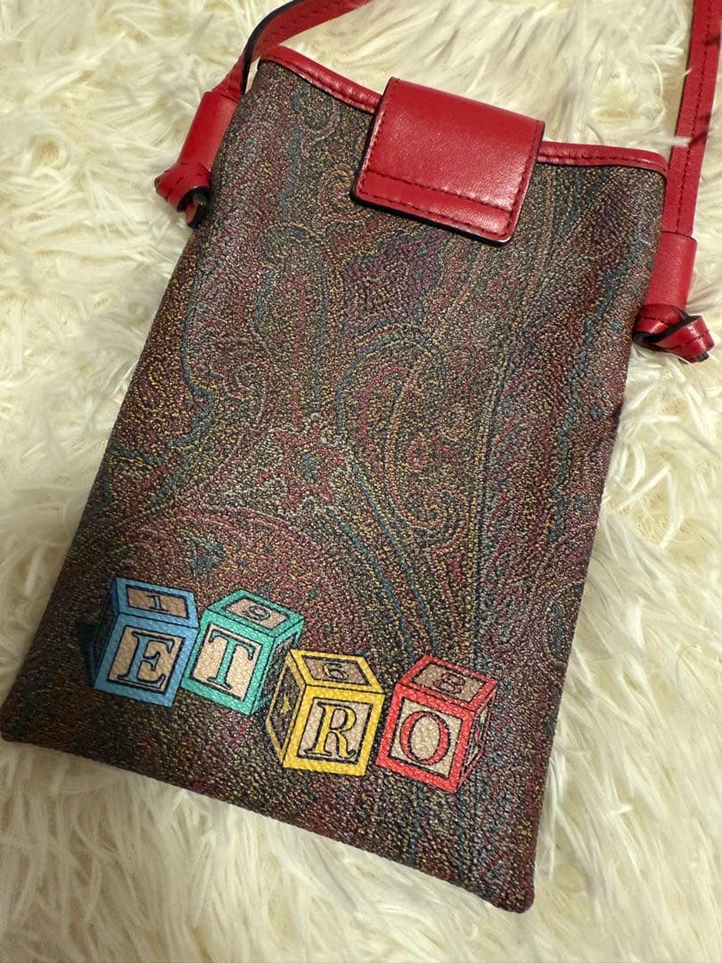 ETRO ベア スマホショルダーバッグ