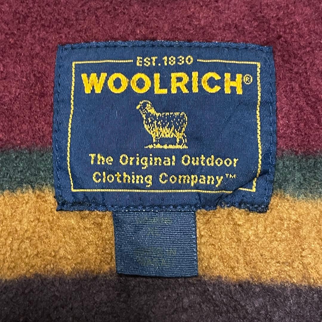 WOOLRICH 90s ワークジャケット 襟レザー 裏地ブランケット