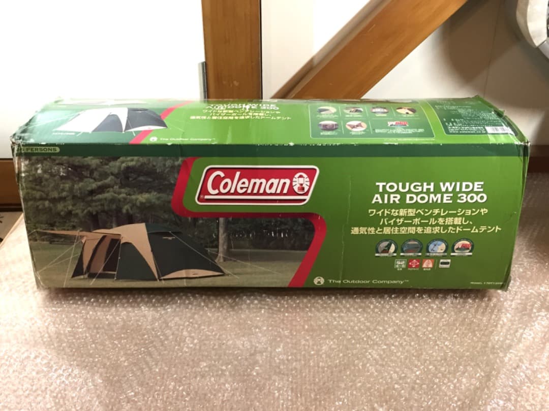 ○未使用 Coleman Tough Wide Air Dome 300 テント