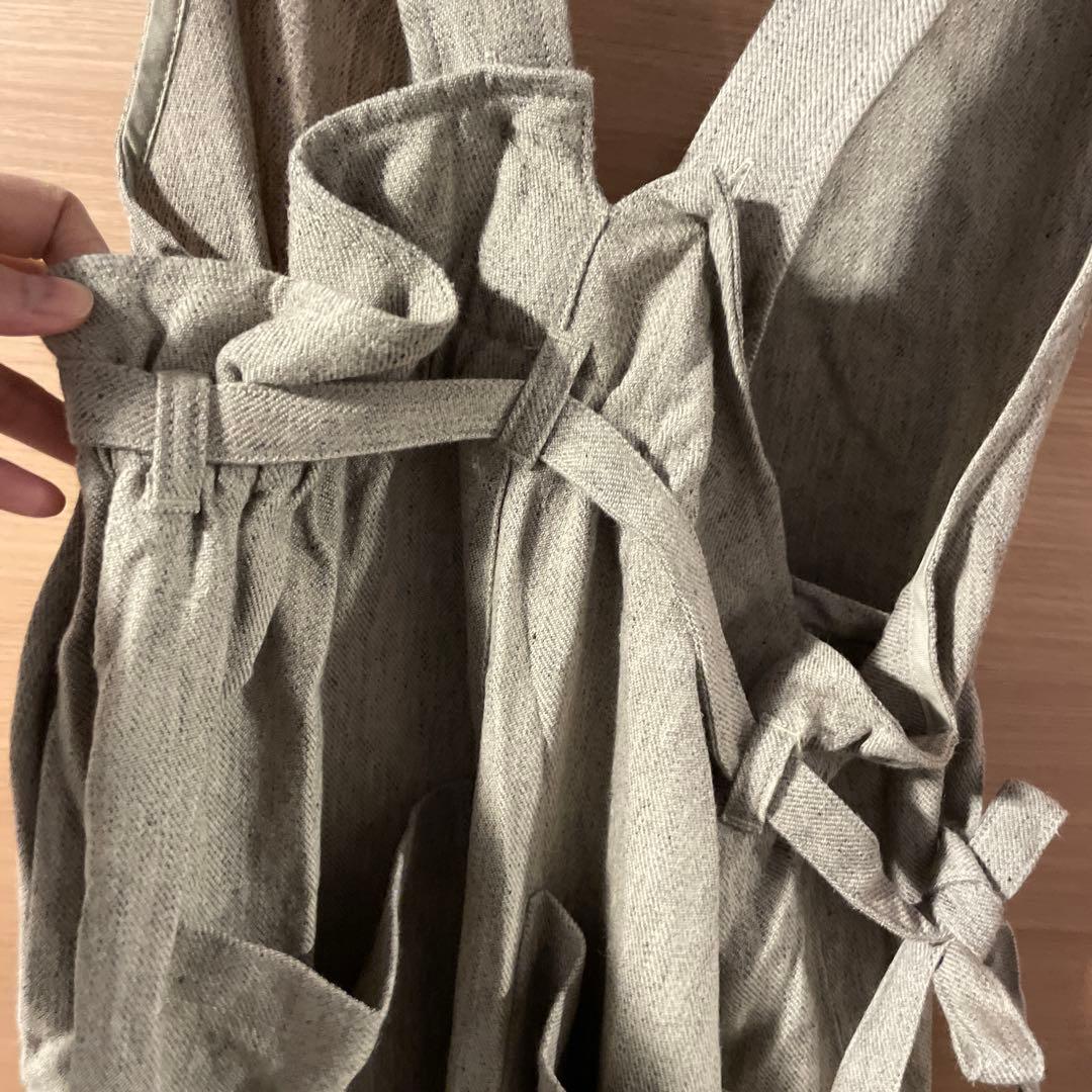 ネストローブ 　カシュクールサロペット　ベージュ　美品