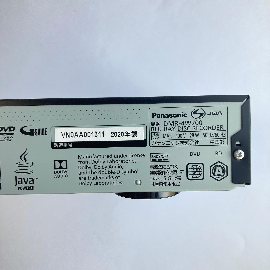 パナソニック 2TB ブルーレイ レコーダー 4K チューナー内蔵