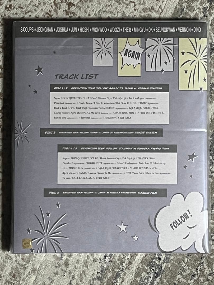 ミュージック DVD SEVENTEEN TOUR FOLLOW AGAIN TO JAPAN